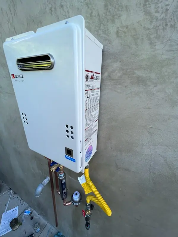 Tankless water heater installation for Caswallen homes
